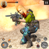 gun strike sniper shoot 3D counter attack icon