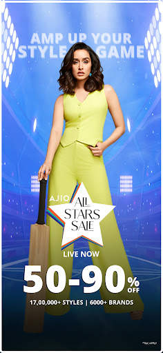 AJIO Online Shopping App screenshot 1