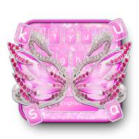 Тема Diamond Key Swan on 9Apps