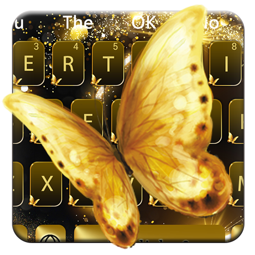 Golden Butterfly Keyboard icon