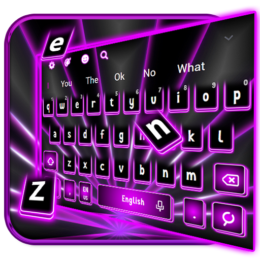 Neon Purple Keyboard icon