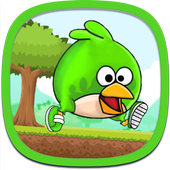 Angry Running Bird أيقونة