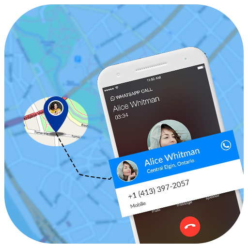 True ID Caller Name and Address Location Tracker आइकन