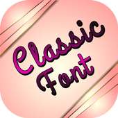 Classic Free Font Style on 9Apps