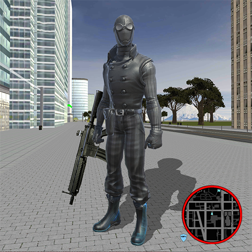 Black Spider Rope Hero icon