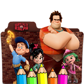 coloring wreck it ralph hero icon