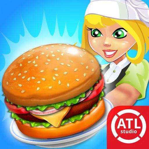 Cooking burger cafe simulator icon