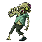 Zap the zombie icon