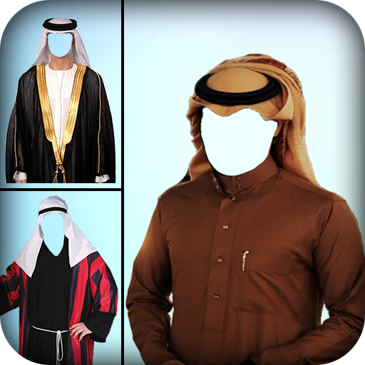 Arab Man Photo Suit icon