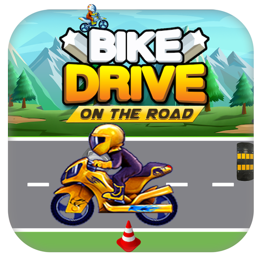 Bike Drive On The Road icon