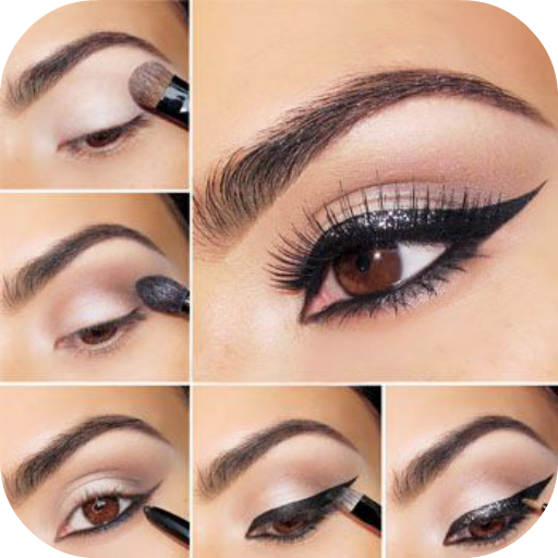 Trendy Eye Makeup Stepwise icon