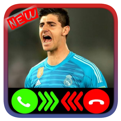 Courtois Fake Video Call and Wallpaper icon