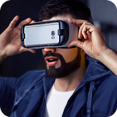 Helmet virtual simulator icon