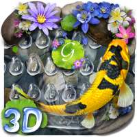 Lively 3D Koi Fish Keyboard