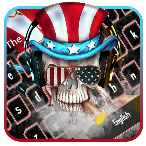 America Dj Skull Theme Keyboad icon