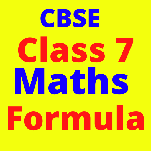 Class 7 math  Formulas icon