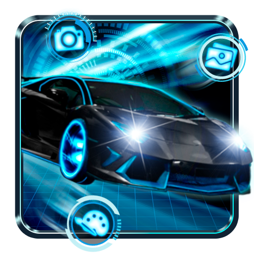 Fancy Black Car Launcher Theme Live HD Wallpapers icon