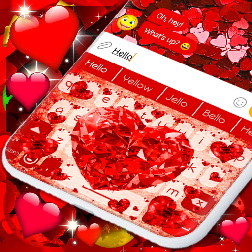 Diamond Heart Keyboard Love icon