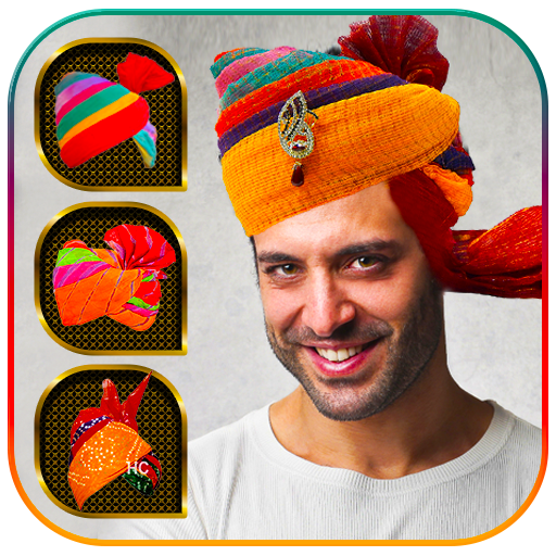 ikon Rajasthani Saafa Turban Photo Editor