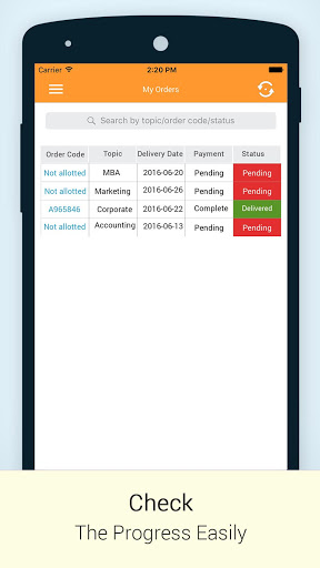 Online Dissertation Writing screenshot 3