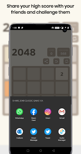 2048 Classic - Original/Merge/Block/Number Puzzle screenshot 4