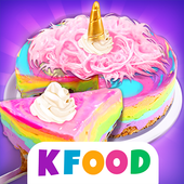 Unicorn Cheesecake Maker - Cooking Games for Girls icon