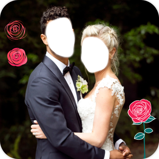 Christian Couple Dresses Photo Suit icon