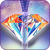 Diamond Zipper Lock icon
