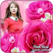 Pink Rose Photo Editor
