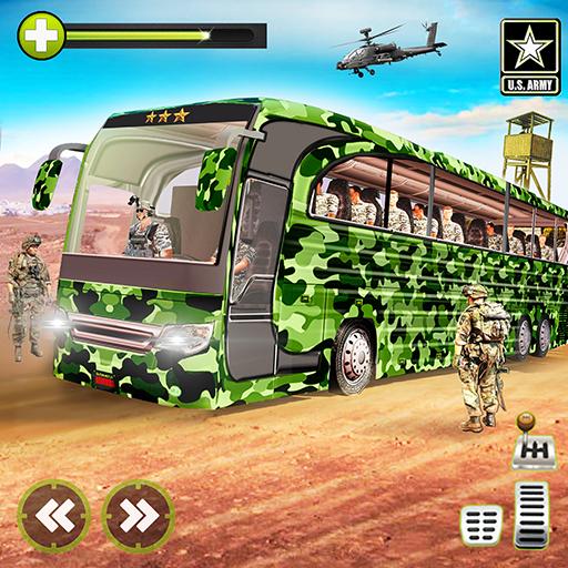 Offroad US Army Bus Transport icon