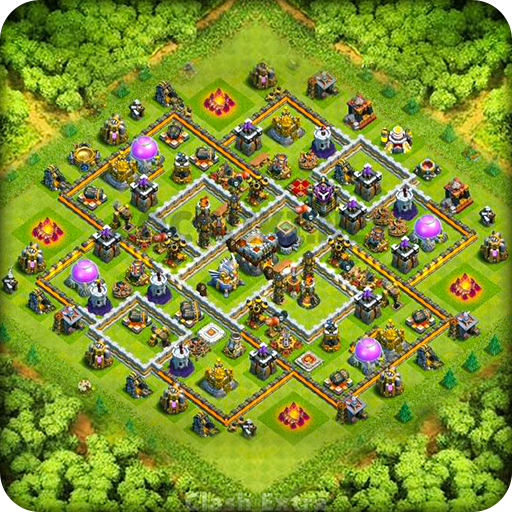 Maps of COC 2021 - Base Layouts with link icon