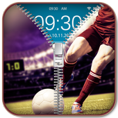 Football Zip Lock Screen icon