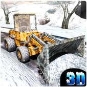 Winter Snow Plow Excavator Sim icon