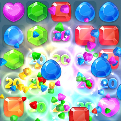 Jewel crush - color match game icon