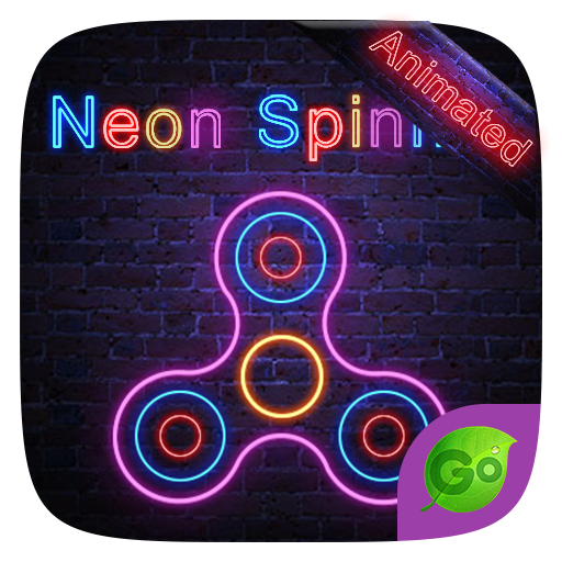 Neon Spinner GO Keyboard Animated Theme icon