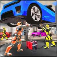 Robot Car Mechanic Workshop Ga