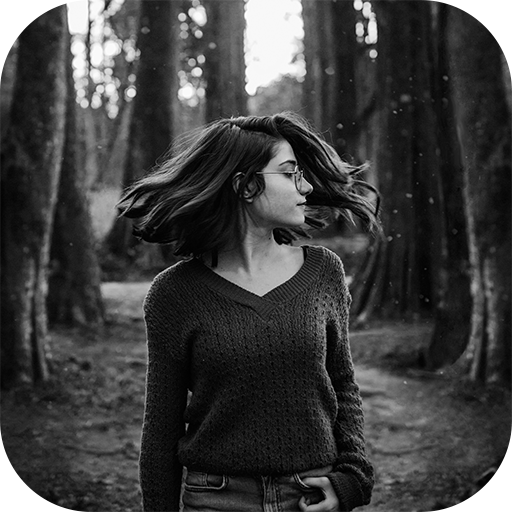 Black &amp; White Photo Effect icon