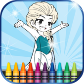 Little Princess Coloring Book icon