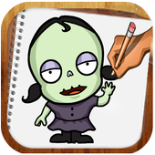 Zombies Drawing icon