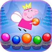 Peppa pig bubbles icon