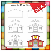 How To Draw House Step By Step icon