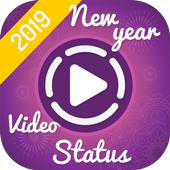 New year video status 2019 icon