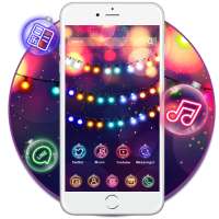 Neon Bling Lights Themes HD Wallpapers 3D icons