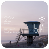The lighthouse weather widget icon