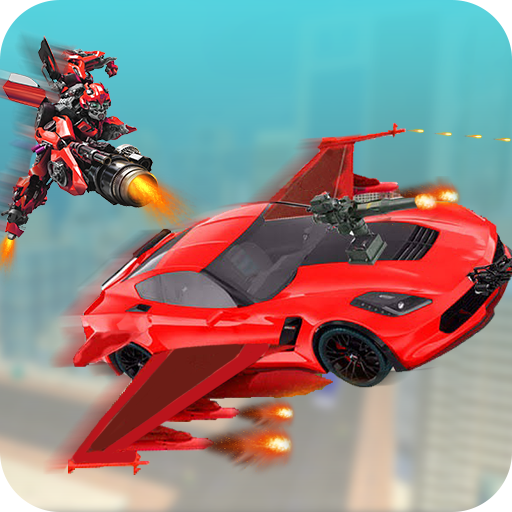 Flying Power Car vs Robot ranger Transform game 21 icon