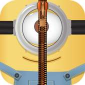 Yellow Zipper Lock Screen HD on 9Apps