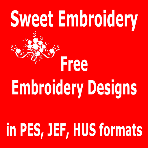 Free Embroidery Designs in PES, JEF, HUS formats icon