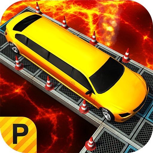 Impossible Limo Car Parking on Lava Floor icon