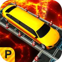 Impossible Limo Car Parking on Lava Floor