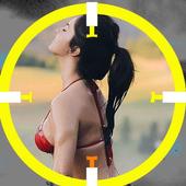 Hot beach periscope gag 4k icon